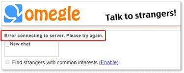 why is omegle making me verify